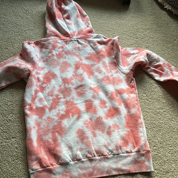 Pink and white tie die sweatshirt - Picture 2 of 2